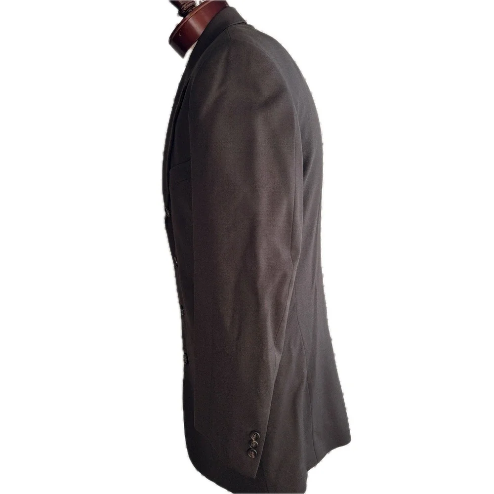 VTG NWOT‎ Pierre Cardin 4 Button Notch Blazer Sport Coat 38R-40R Brown Colombia